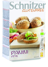 Panini con Amaranto per cottura senza glutine BIO 250 g SCHNITZER